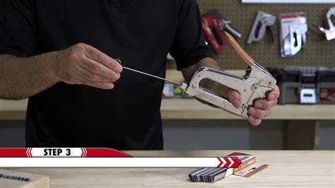 how to use a staple gun